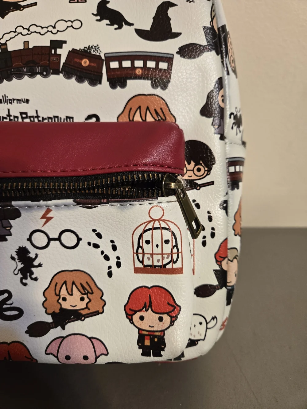 Bioworld Harry Potter Allover Chibi Character Pattern Mini Backpack